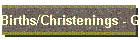 Births/Christenings - Gengenbach, Offenburg, Baden