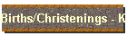 Births/Christenings - Kircheim unter Teck, Donaukreis, Wuerttemberg