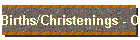 Births/Christenings - Oehringen, Jagstkreis, Wuerttemberg
