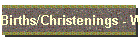 Births/Christenings - Willsbach, Neckarkreis, Wuerttemberg