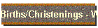 Births/Christenings - Willsbach, Neckarkreis, Wuerttemberg